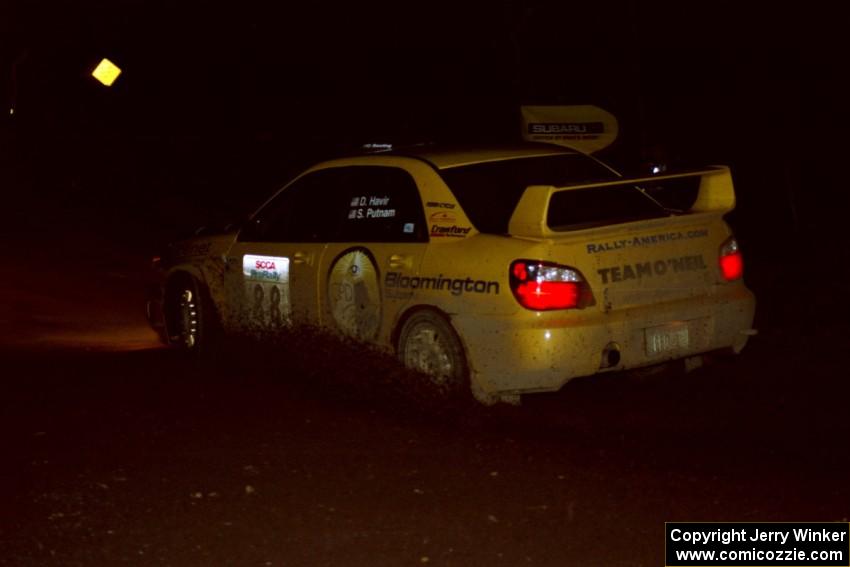 Doug Havir / Scott Putnam Subaru WRX STi on SS3, Estes Lake.