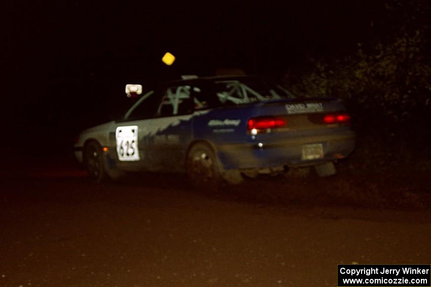 Mike Wray / Ryan Grittman Subaru Legacy Turbo on SS3, Estes Lake.