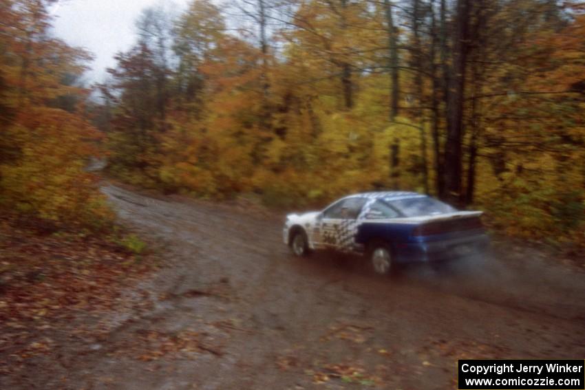 Matt Huuki / Josh Van Den Heuvel Eagle Talon TSi on SS8, Gratiot Lake.