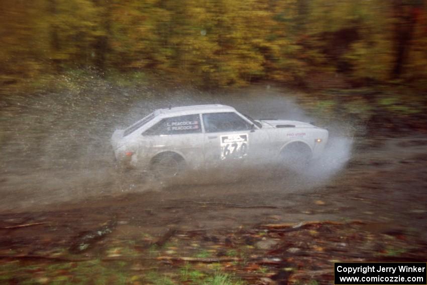 Steve Peacock / Liz Peacock Toyota Corolla on SS8, Gratiot Lake.