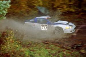 Paul Ritchie / Drew Ritchie Mitsubishi Eclipse on SS8, Gratiot Lake.