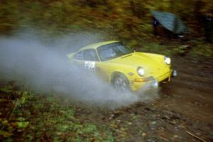 Ryan Johnson / Matt Himes Porsche 911 on SS8, Gratiot Lake.