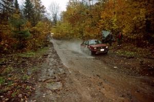 Matt Bushore / Andy Bushore VW Jetta on SS8, Gratiot Lake.