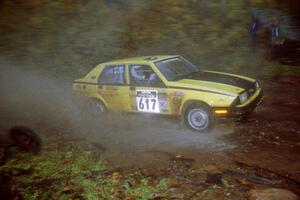 Eric Mozer	 / Jay Efting Alfa-Romeo Milano on SS8, Gratiot Lake.