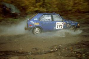 Dave Sterling / Stacy Sterling Dodge Omni GLH-S on SS8, Gratiot Lake.