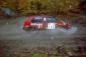 Dave Grenwis / Dan Goldman VW GTI on SS8, Gratiot Lake.