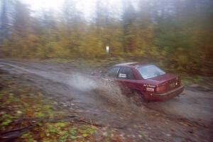 Ben Hanka / Greg Hanka Mazda Protege on SS8, Gratiot Lake.