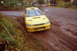 Tim O'Neil 	/ Martin Headland Subaru Impreza on SS13, Burma II.