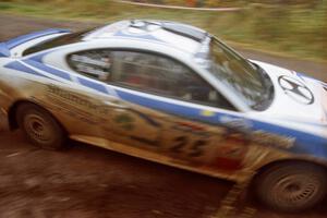 Seamus Burke / Brian Sharkey Hyundai Tiburon on SS13, Burma II.