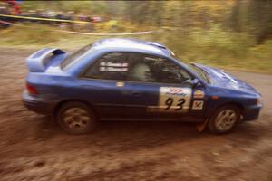 Bob Olson / Rebecca Greek Subaru Impreza 2.5RS on SS13, Burma II.