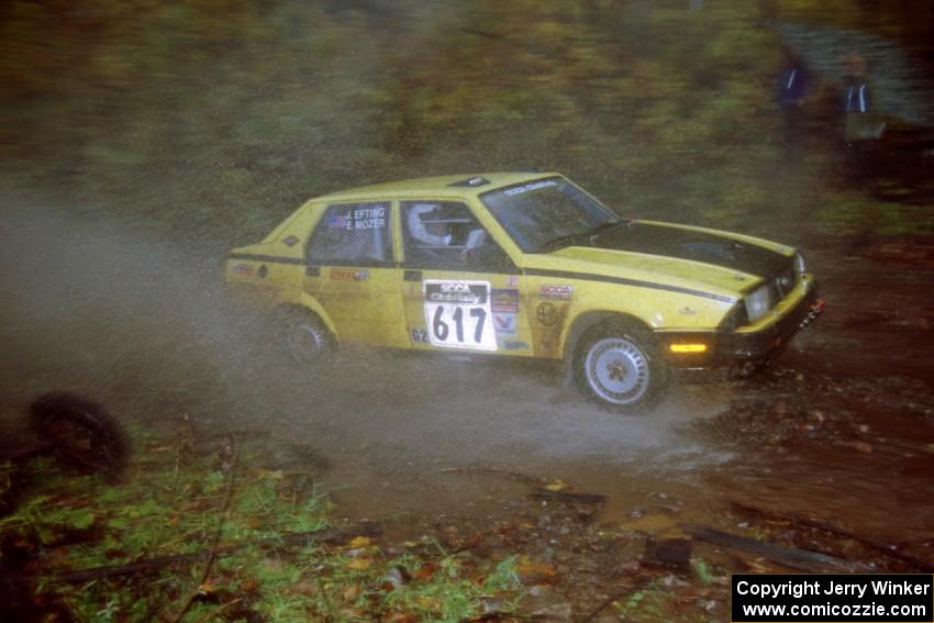 Eric Mozer	 / Jay Efting Alfa-Romeo Milano on SS8, Gratiot Lake.