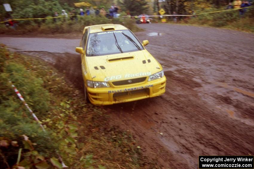 Tim O'Neil 	/ Martin Headland Subaru Impreza on SS13, Burma II.