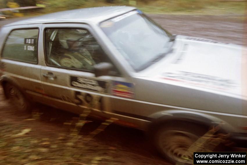 Dave Cizmas / Brady Sturm VW GTI on SS13, Burma II.