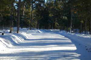 Another example of the fine roads that Montmorency County has to offer competitors.