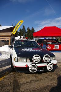 Joel Sanford / Jeff Hribar Chevy Cavalier on display in Lewiston prior to the start of the rally.