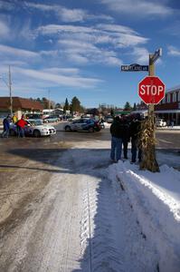 Downtown Lewiston around noontime before the start of the rally.