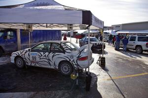 Matt Iorio / Ole Holter	Subaru Impreza during the pre-event ceremonies in Lewiston.