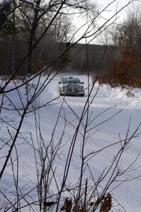 Doug Shepherd / Bob Martin Dodge SRT-4 at speed on SS1.