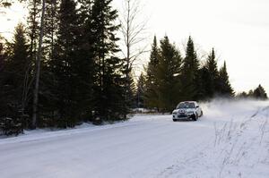 Chris Gilligan / Joe Petersen start the ranch stage in their Mitsubishi Lancer Evo IV.