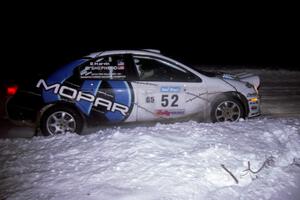 Doug Shepherd / Bob Martin blast down a straight in their Dodge SRT-4 on the second running of the ranch stage.