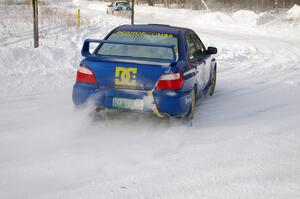 Ken Block / Christian Edstrom Subaru WRX STi moved up in the pack from the back in Ken's first Rally-America event.