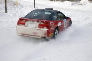 Cary Kendall / Scott Friberg execute a 90-left perfectly on the first stage of day two of the rally in their Eagle Talon.
