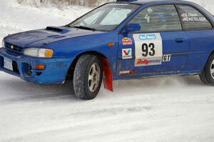 Bob Olson / Conrad Ketelsen Subaru Impreza 2.5RS at speed on day two of the rally.