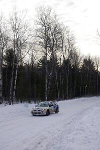 Bruce Davis / Jimmy Brandt Dodge Neon SRT-4 prepare for a left-hander on the first stage of day two.