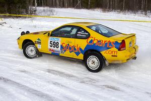 Pete Hascher / Scott Rhoades Honda Prelude exit a left-hander on the first stage of day two.