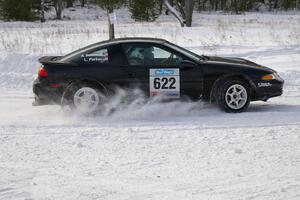 Larry Parker / Ray Summers Eagle Talon on the first stage of day two.