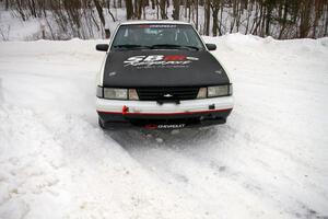 Joel Sanford / Jeff Hribar Chevy Cavalier drifts perfectly on a right-hander on day two.