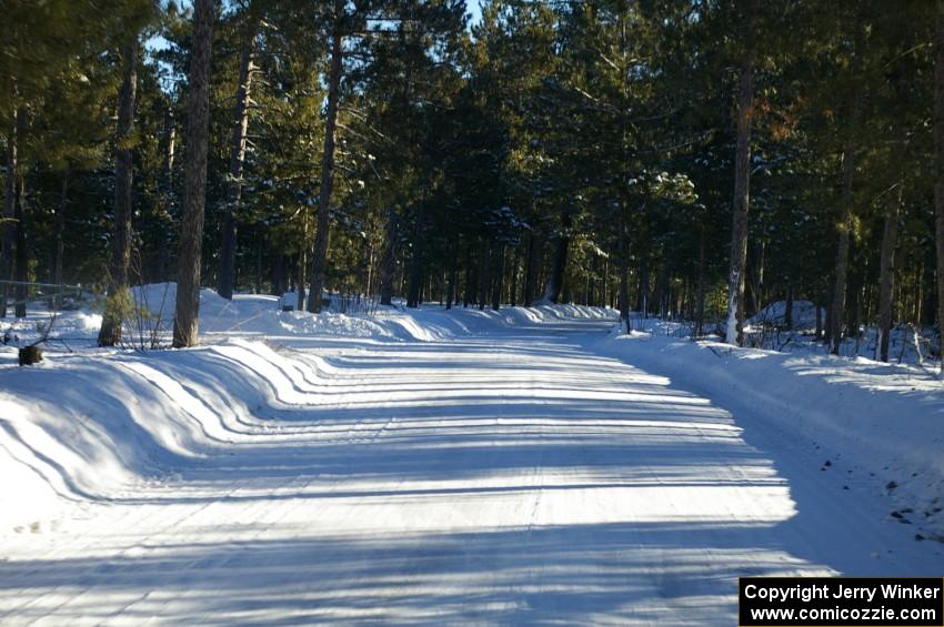 Another example of the fine roads that Montmorency County has to offer competitors.