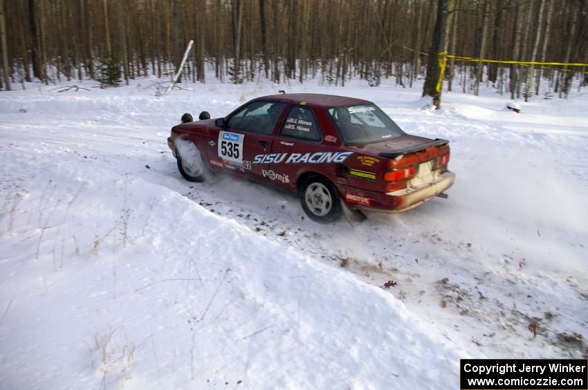 Jake Himes / Matt Himes	Nissan Sentra SE-R flies through a left-hander on the ranch stage.