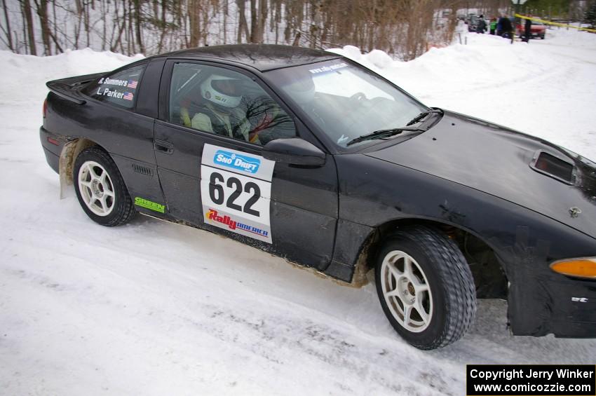 Larry Parker / Ray Summers Eagle Talon at a tight right-hander.