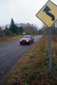 Silas Himes / Jake Himes Nissan Sentra SE-R on SS13, Burma II.