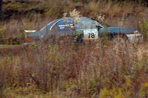 Mark Podoluch / Mariusz Malik Subaru Impreza exits the Parkway Forest Rd. chicane.