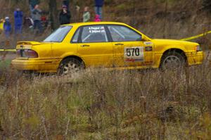 Erik Payeur / Adam Payeur Mitsubishi Galant exits the Parkway Forest Rd. chicane.