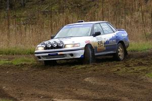Mike Wray / John Nordlie Subaru Legacy Sport at the Parkway Forest Rd. chicane.