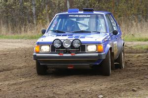 Dave Sterling / Stacy Sterling Dodge Omni GLH at the Parkway Forest Rd. chicane.