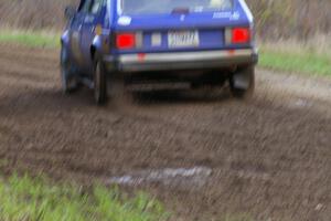 Dave Sterling / Stacy Sterling Dodge Omni GLH exits the Parkway Forest Rd. chicane.