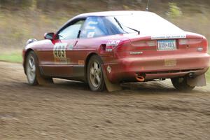 Erick Nelson / Greg Messler Ford Probe GT exits the chicane on Parkway Forest Rd.