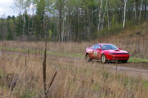 Travis Hanson / Terry Hanson Toyota Celica All-Trac at speed down Parkway Forest Rd.