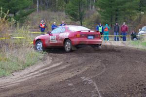 Travis Hanson / Terry Hanson Toyota Celica All-Trac at the spectator chicane on Parkway Forest Rd.