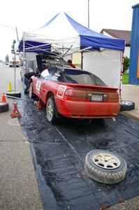 Cary Kendall / Scott Friberg Eagle Talon gets serviced in Akeley (2).