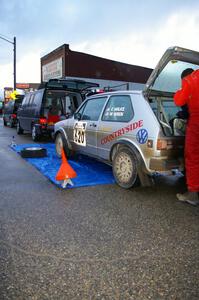 Chris Wilke / Mike Wren VW Rabbit at Akeley service.