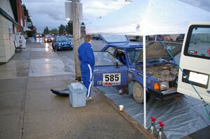 Dave Sterling / Stacy Sterling get their Dodge Omni GLH serviced in Akeley (1).