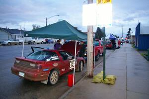 Jim Cox / Ryan LaMothe Eagle Talon at Akeley service (2).