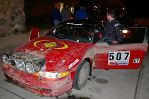 Micah Wiitala / Jason Takkunen Mitsubishi Eclipse GSX checks in at the finish for the win (1).