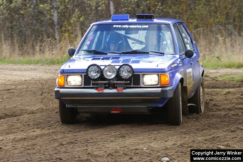 Dave Sterling / Stacy Sterling Dodge Omni GLH at the Parkway Forest Rd. chicane.