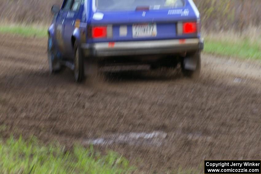 Dave Sterling / Stacy Sterling Dodge Omni GLH exits the Parkway Forest Rd. chicane.